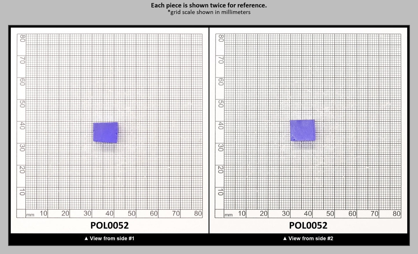 Cobalt Blue Polycrystalline Spinel - Grade A - Faceting Rough : POL0052