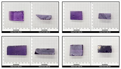 Amethyst Hydrothermal Synthetic Quartz - Lab Created Faceting Rough