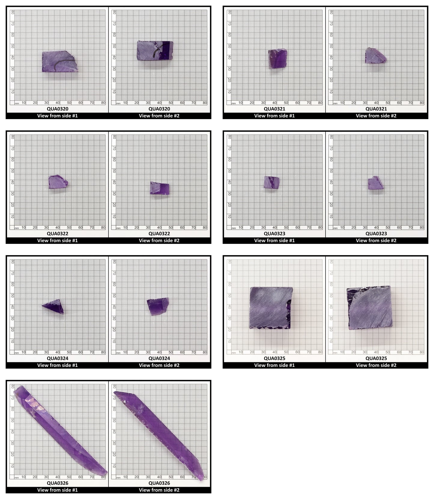 Amethyst Hydrothermal Synthetic Quartz - Lab Created Faceting Rough