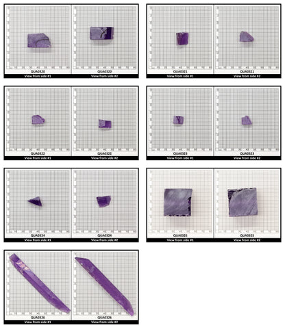 Amethyst Hydrothermal Synthetic Quartz - Lab Created Faceting Rough