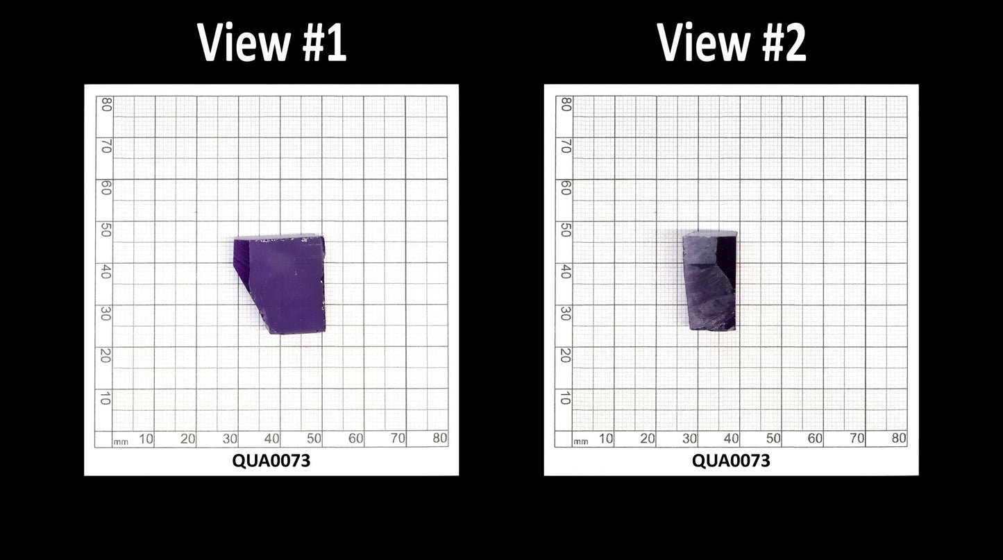 Amethyst Hydrothermal Synthetic Quartz - Lab Created Faceting Rough