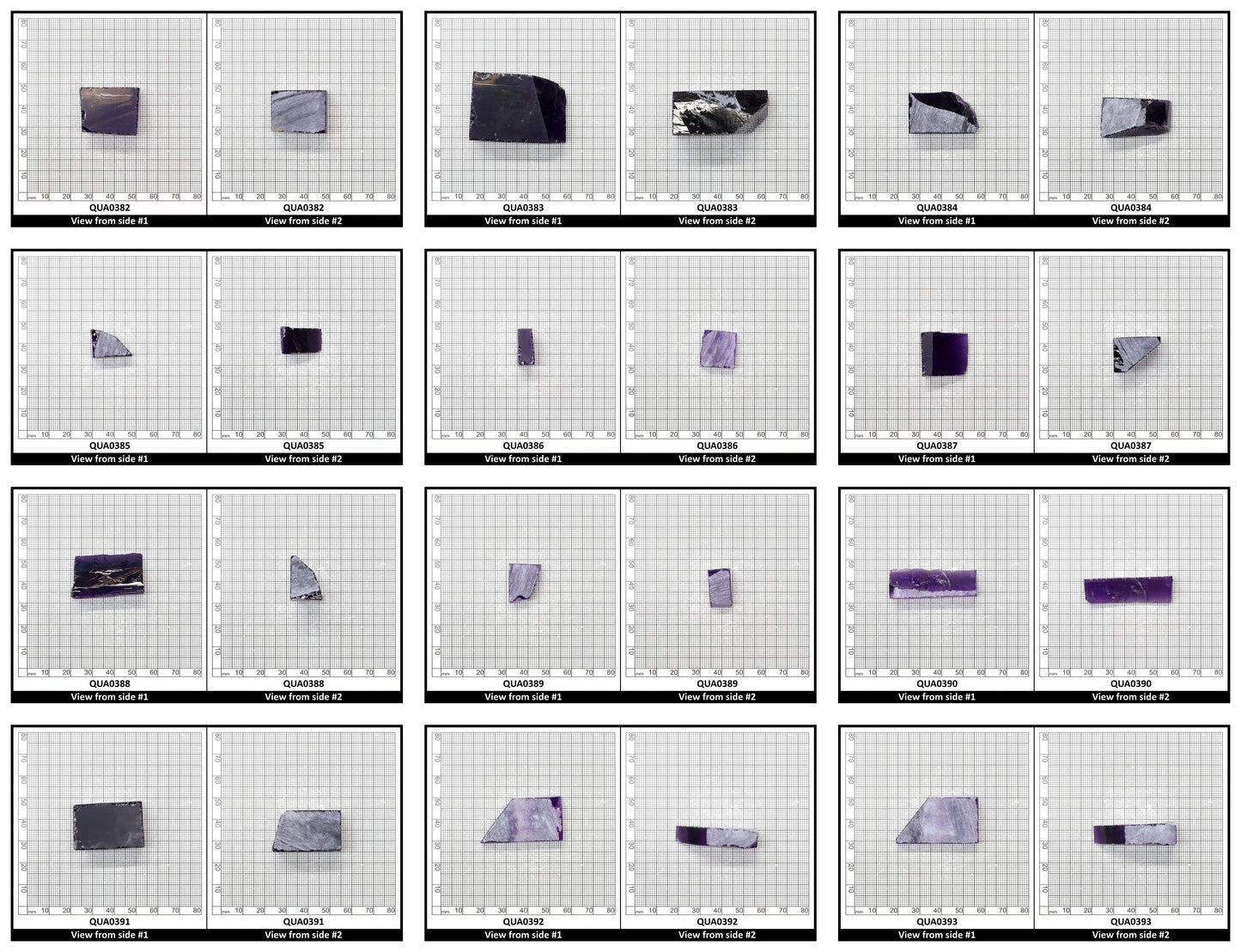 Amethyst Hydrothermal Synthetic Quartz - Lab Created Faceting Rough