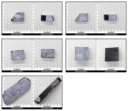 Amethyst Hydrothermal Synthetic Quartz - Lab Created Faceting Rough