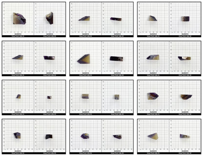 Ametrine Hydrothermal Synthetic Quartz - Lab Created Faceting Rough