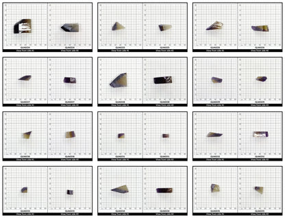 Ametrine Hydrothermal Synthetic Quartz - Lab Created Faceting Rough