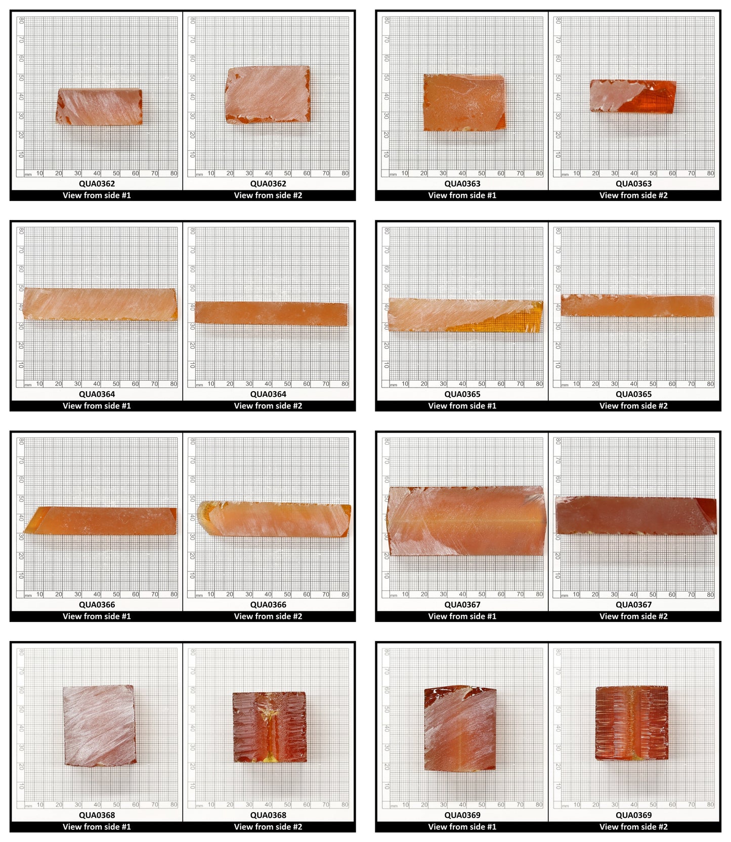 Citrine Hydrothermal Synthetic Quartz - Lab Created Faceting Rough