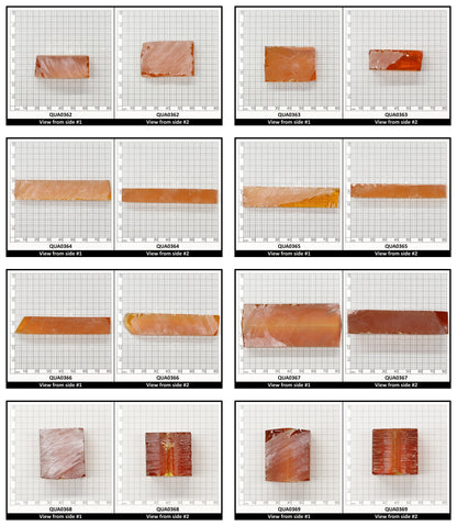 Citrine Hydrothermal Synthetic Quartz - Lab Created Faceting Rough