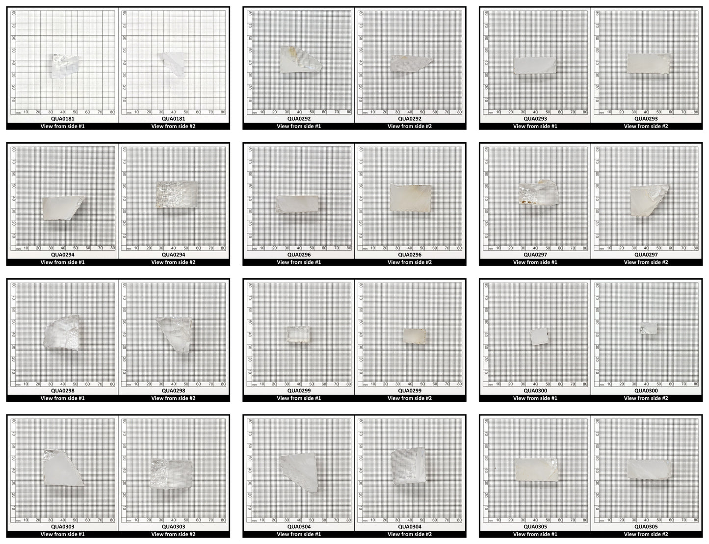 Clear Hydrothermal Synthetic Quartz - Lab Created Faceting Rough