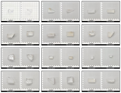 Clear Hydrothermal Synthetic Quartz - Lab Created Faceting Rough