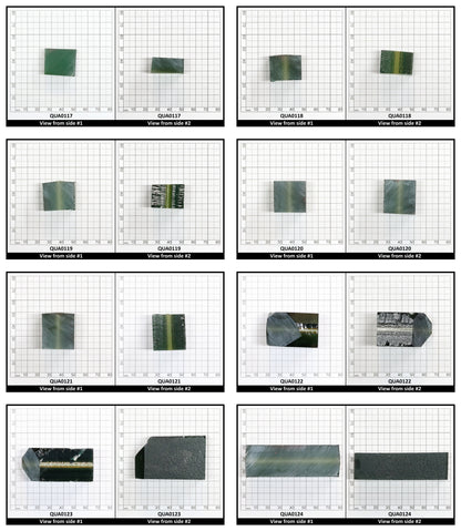 Green Hydrothermal Synthetic Quartz - Lab Created Faceting Rough