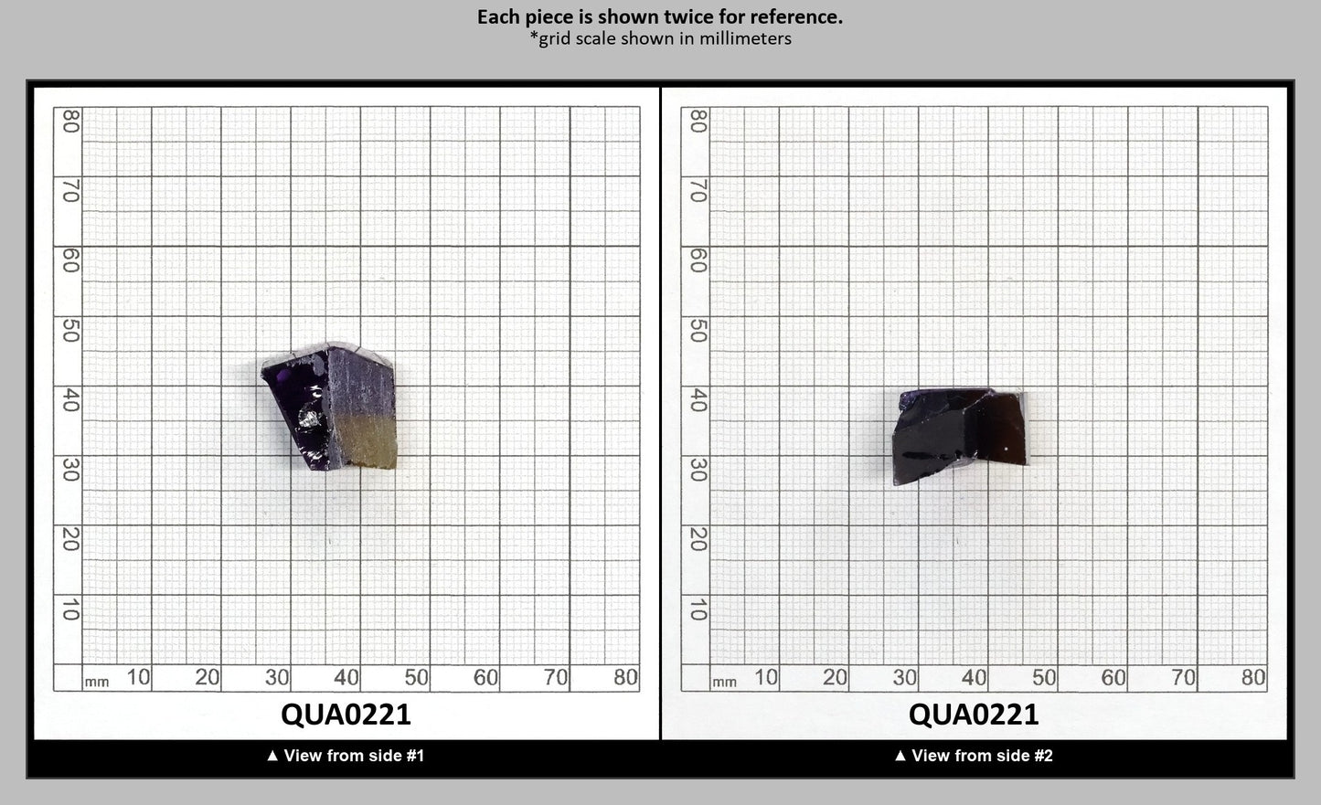 Ametrine Hydrothermal Synthetic Quartz - Lab Created Faceting Rough : QUA0221