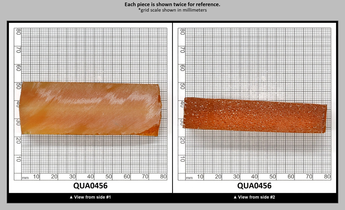 Citrine Hydrothermal Synthetic Quartz - Lab Created Faceting Rough : QUA0456