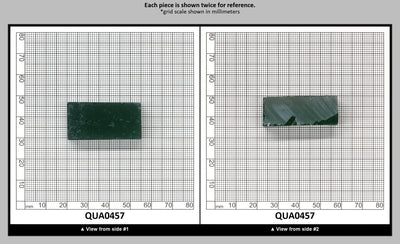 Green Hydrothermal Synthetic Quartz - Lab Created Faceting Rough : QUA0457