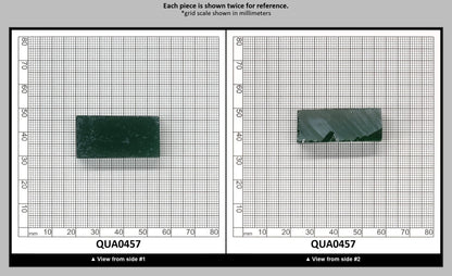 Green Hydrothermal Synthetic Quartz - Lab Created Faceting Rough : QUA0457