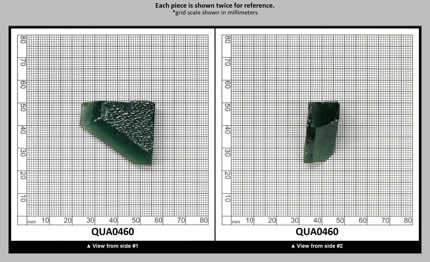 Green Hydrothermal Synthetic Quartz - Lab Created Faceting Rough : QUA0460
