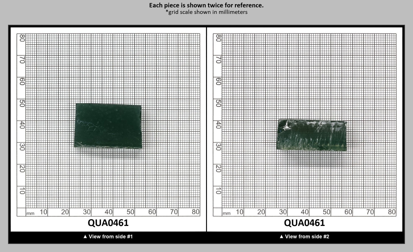 Green Hydrothermal Synthetic Quartz - Lab Created Faceting Rough : QUA0461