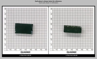 Green Hydrothermal Synthetic Quartz - Lab Created Faceting Rough : QUA0462