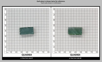 Green Hydrothermal Synthetic Quartz - Lab Created Faceting Rough : QUA0464