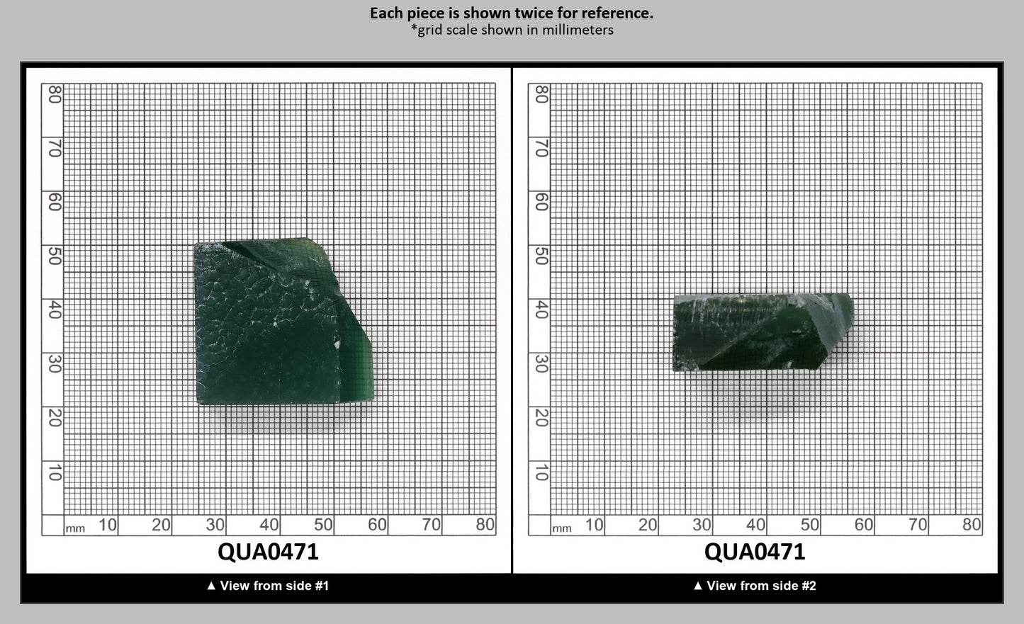 Green Hydrothermal Synthetic Quartz - Lab Created Faceting Rough : QUA0471
