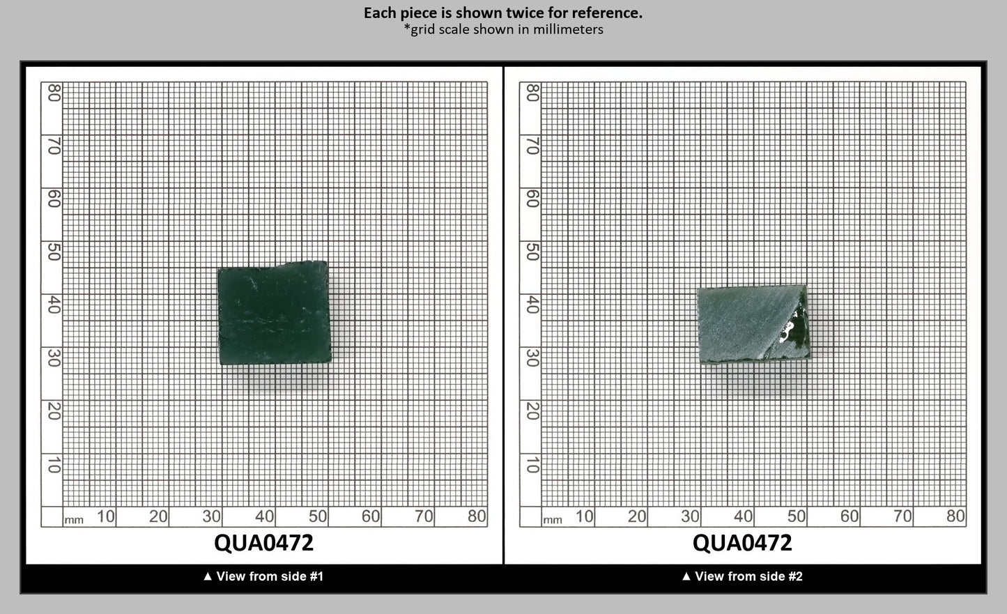 Green Hydrothermal Synthetic Quartz - Lab Created Faceting Rough : QUA0472