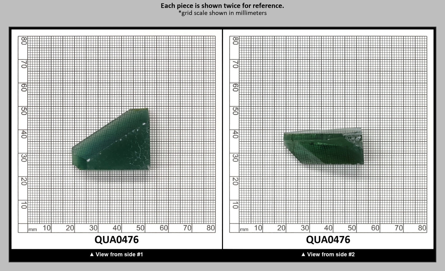 Green Hydrothermal Synthetic Quartz - Lab Created Faceting Rough : QUA0476