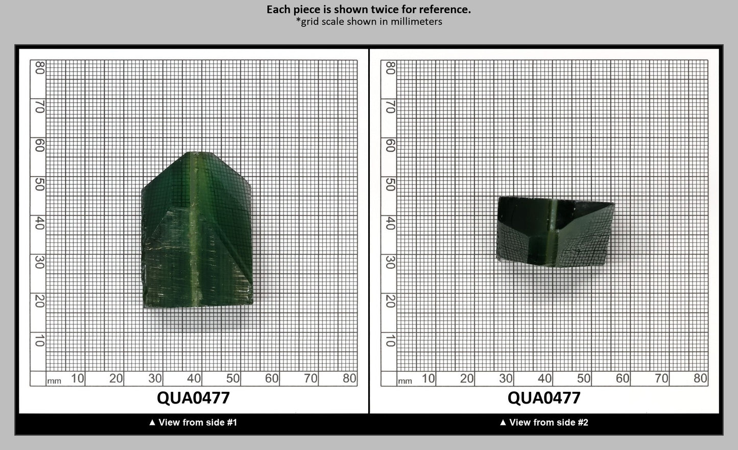 Green Hydrothermal Synthetic Quartz - Lab Created Faceting Rough : QUA0477
