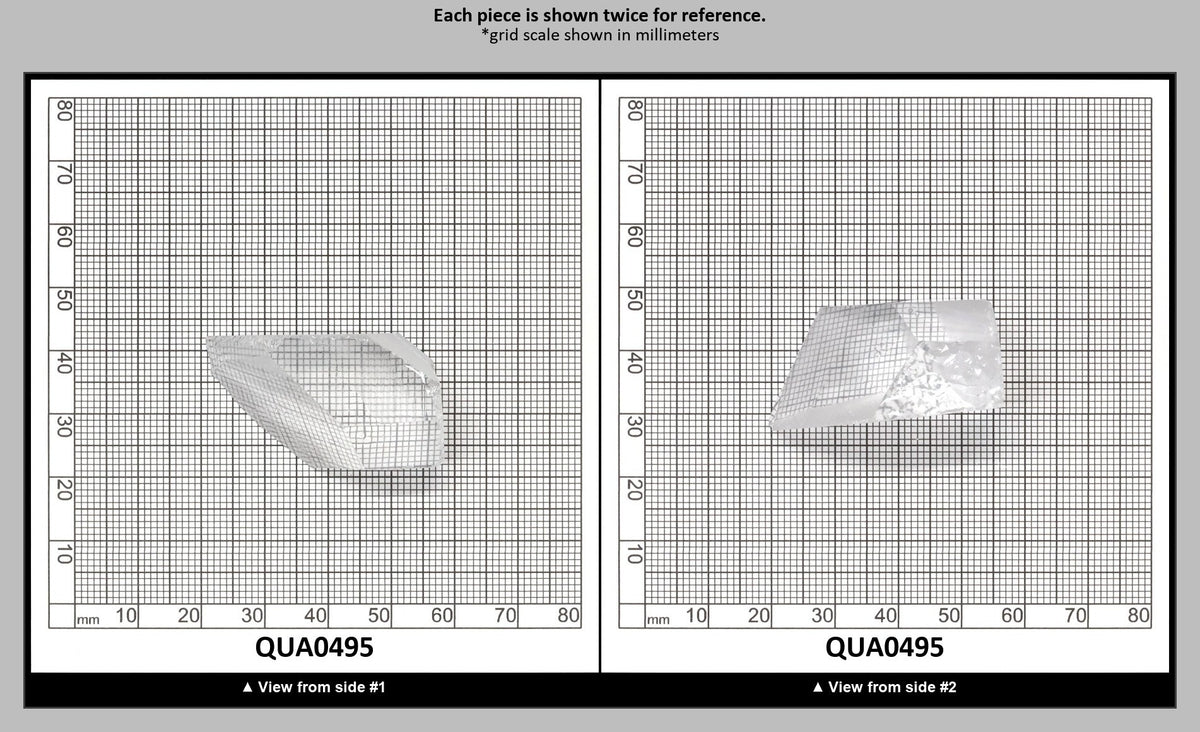 Clear Hydrothermal Synthetic Quartz - Lab Created Faceting Rough : QUA0495
