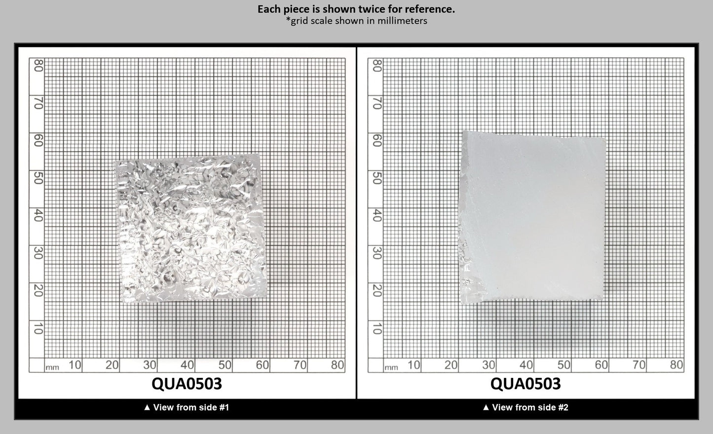 Clear Hydrothermal Synthetic Quartz - Lab Created Faceting Rough : QUA0503