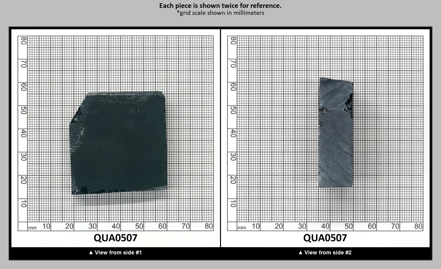 London Blue Hydrothermal Synthetic Quartz - Lab Created Faceting Rough : QUA0507