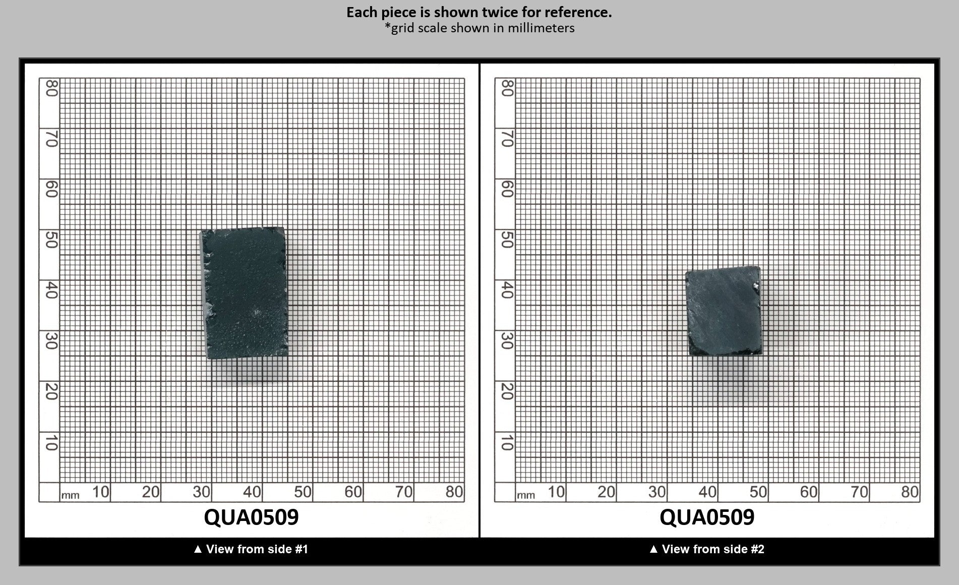 London Blue Hydrothermal Synthetic Quartz - Lab Created Faceting Rough : QUA0509