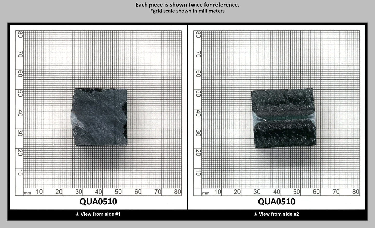 London Blue Hydrothermal Synthetic Quartz - Lab Created Faceting Rough : QUA0510