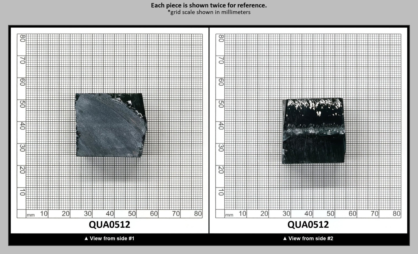 London Blue Hydrothermal Synthetic Quartz - Lab Created Faceting Rough : QUA0512