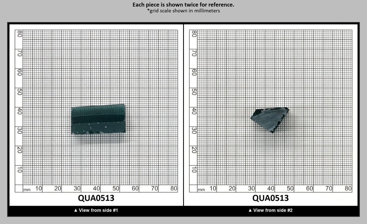 London Blue Hydrothermal Synthetic Quartz - Lab Created Faceting Rough : QUA0513