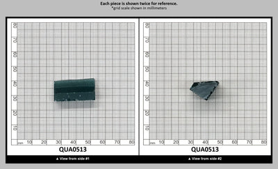 London Blue Hydrothermal Synthetic Quartz - Lab Created Faceting Rough : QUA0513