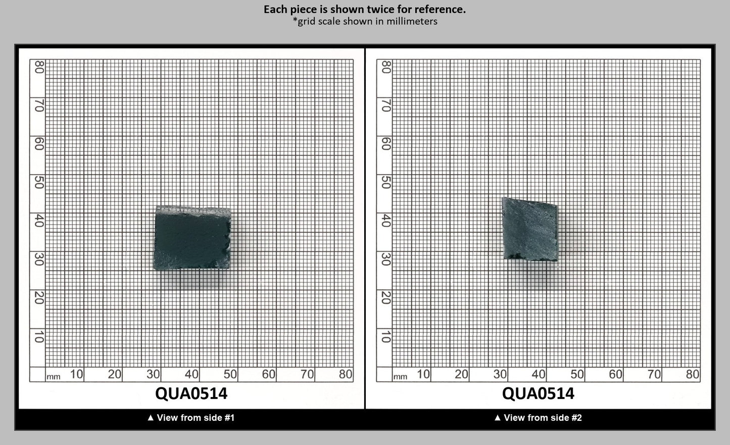 London Blue Hydrothermal Synthetic Quartz - Lab Created Faceting Rough : QUA0514