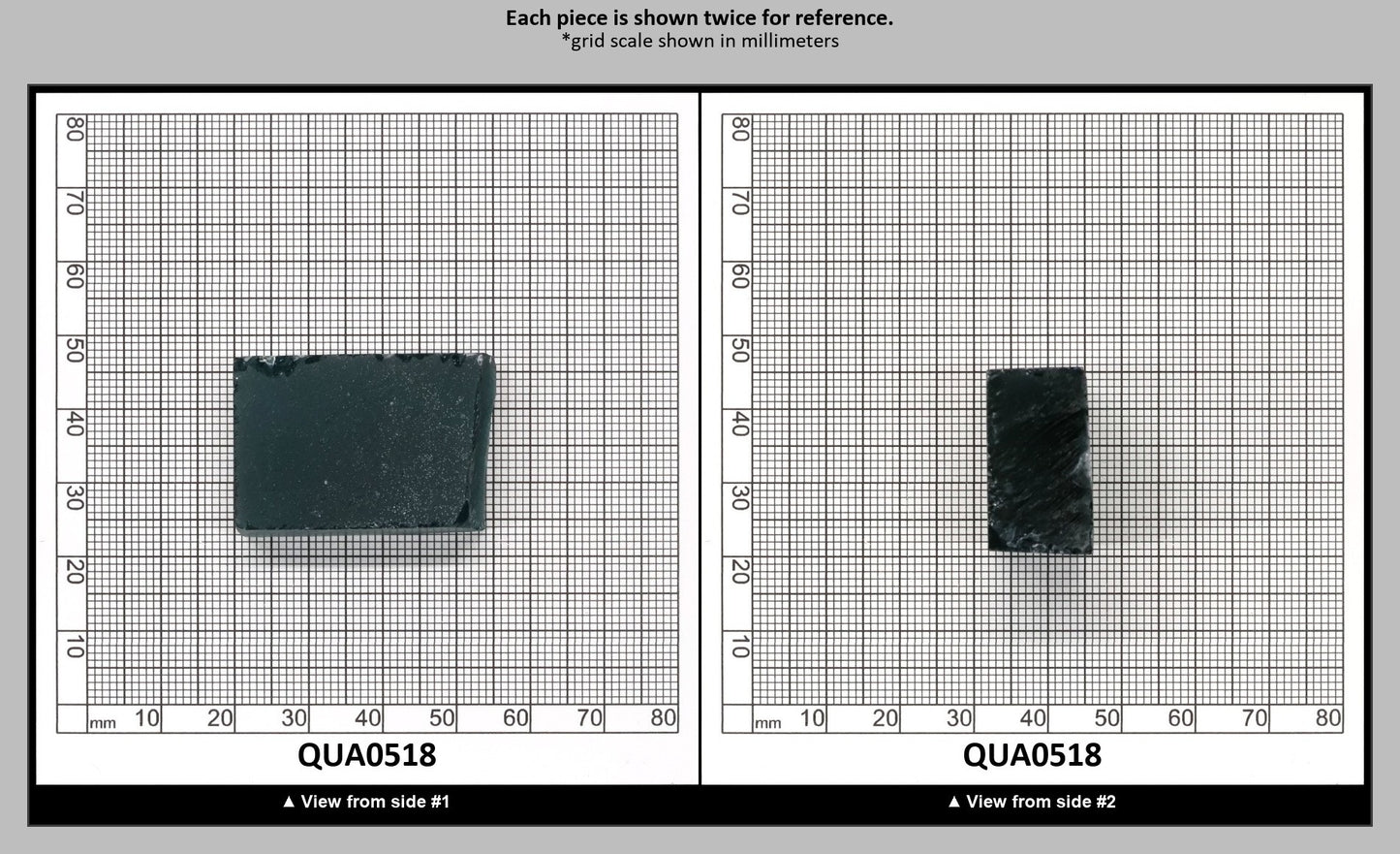 London Blue Hydrothermal Synthetic Quartz - Lab Created Faceting Rough : QUA0518