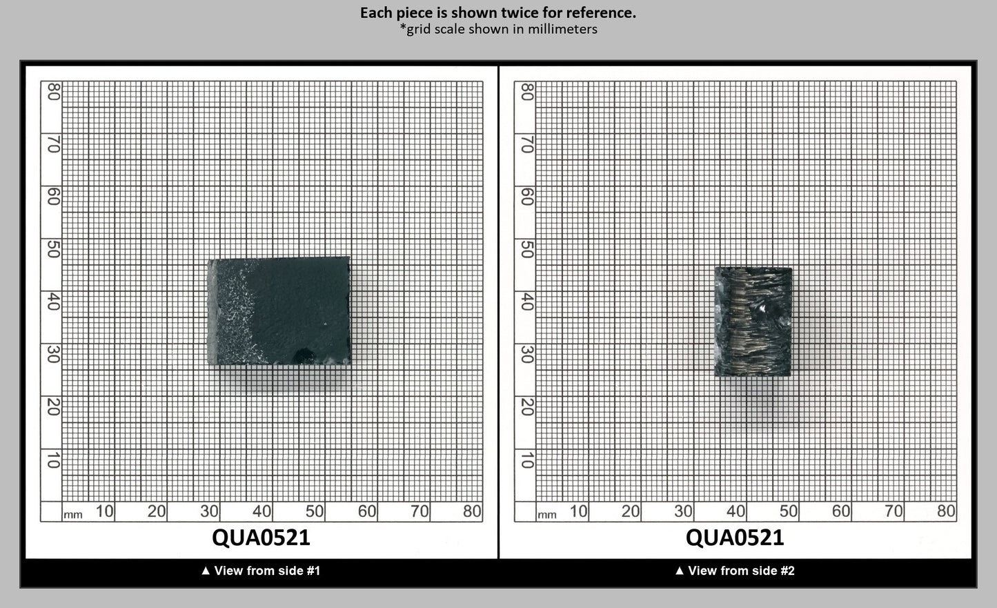 London Blue Hydrothermal Synthetic Quartz - Lab Created Faceting Rough : QUA0521