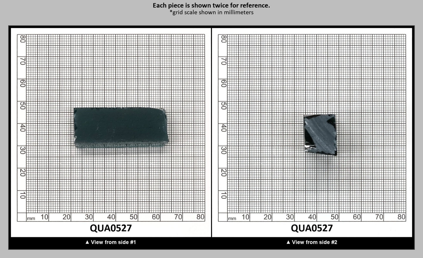 London Blue Hydrothermal Synthetic Quartz - Lab Created Faceting Rough : QUA0527