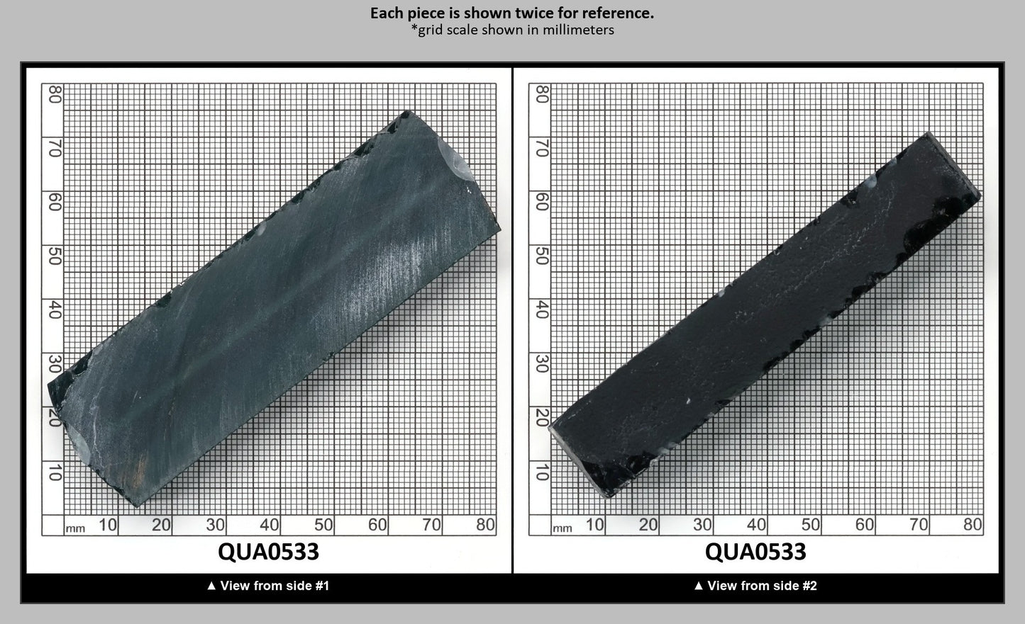 London Blue Hydrothermal Synthetic Quartz - Lab Created Faceting Rough : QUA0533