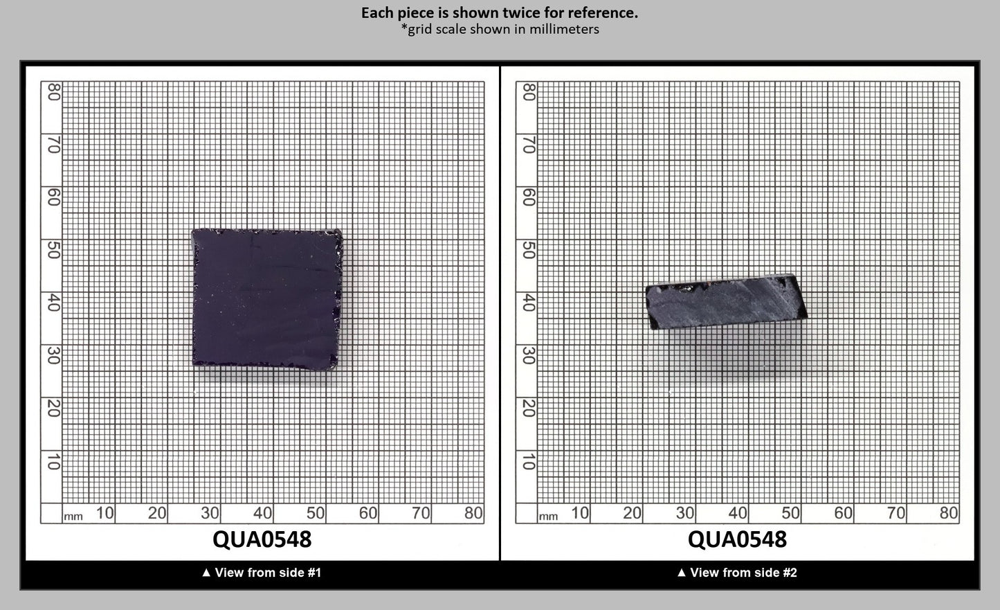 Amethyst Hydrothermal Synthetic Quartz - Lab Created Faceting Rough : QUA0548