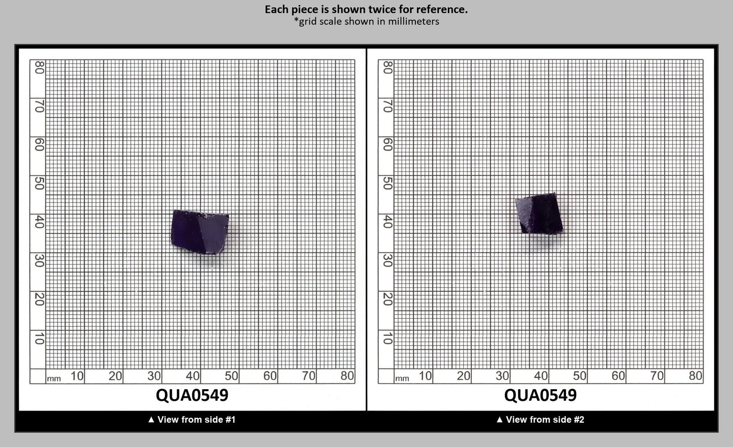 Amethyst Hydrothermal Synthetic Quartz - Lab Created Faceting Rough : QUA0549