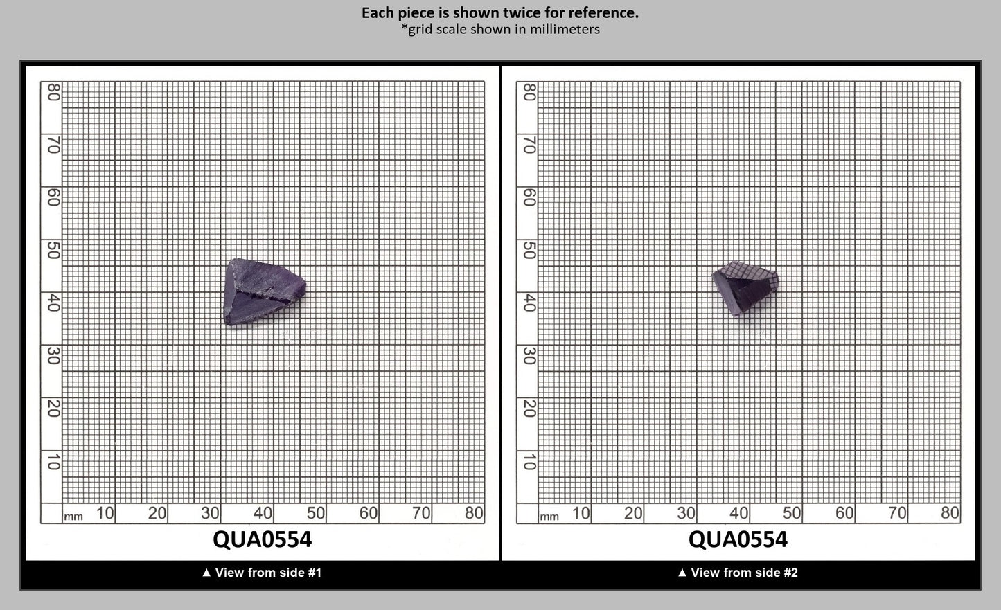 Amethyst Hydrothermal Synthetic Quartz - Lab Created Faceting Rough : QUA0554