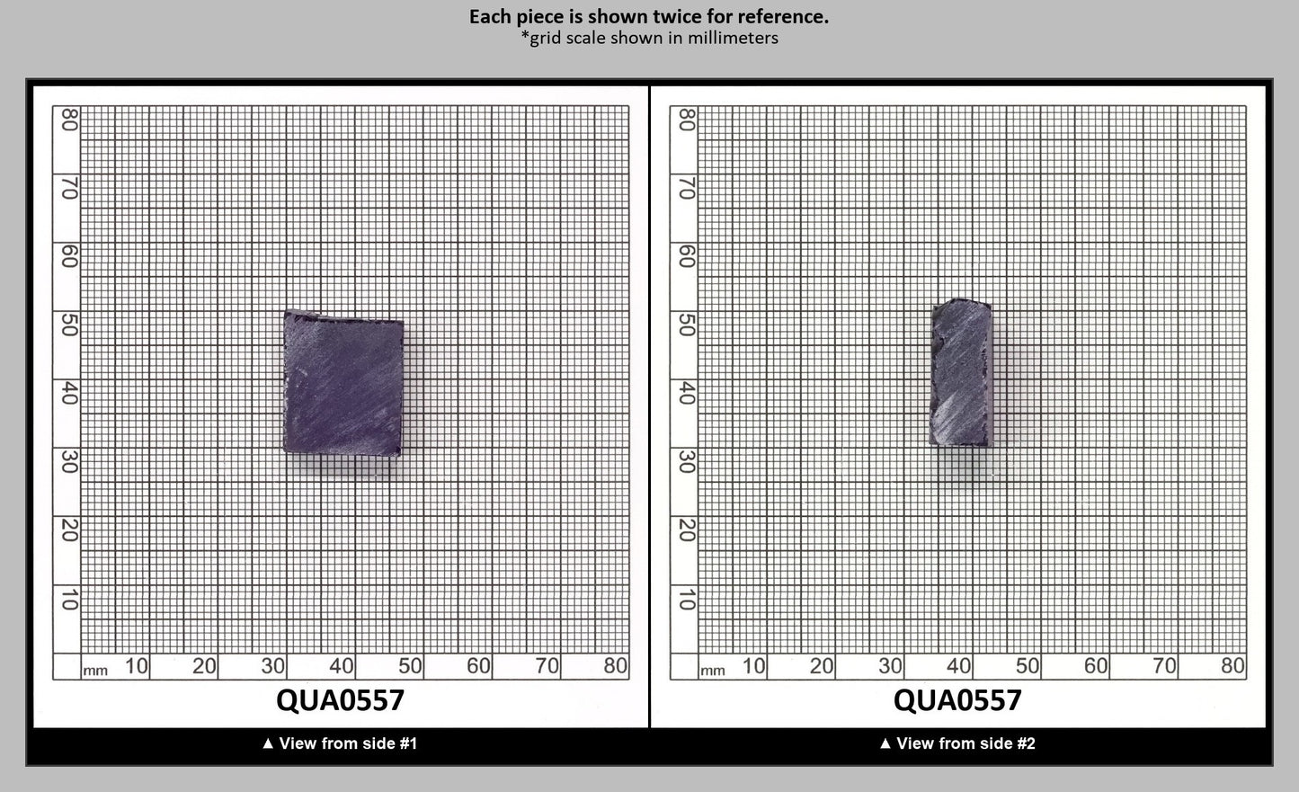 Amethyst Hydrothermal Synthetic Quartz - Lab Created Faceting Rough : QUA0557