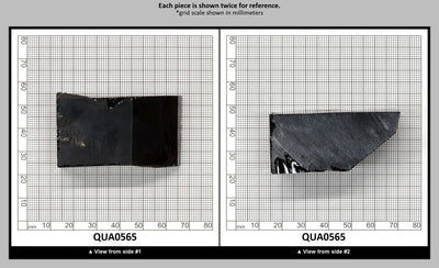 Light Smoky Hydrothermal Synthetic Quartz - Lab Created Faceting Rough : QUA0565