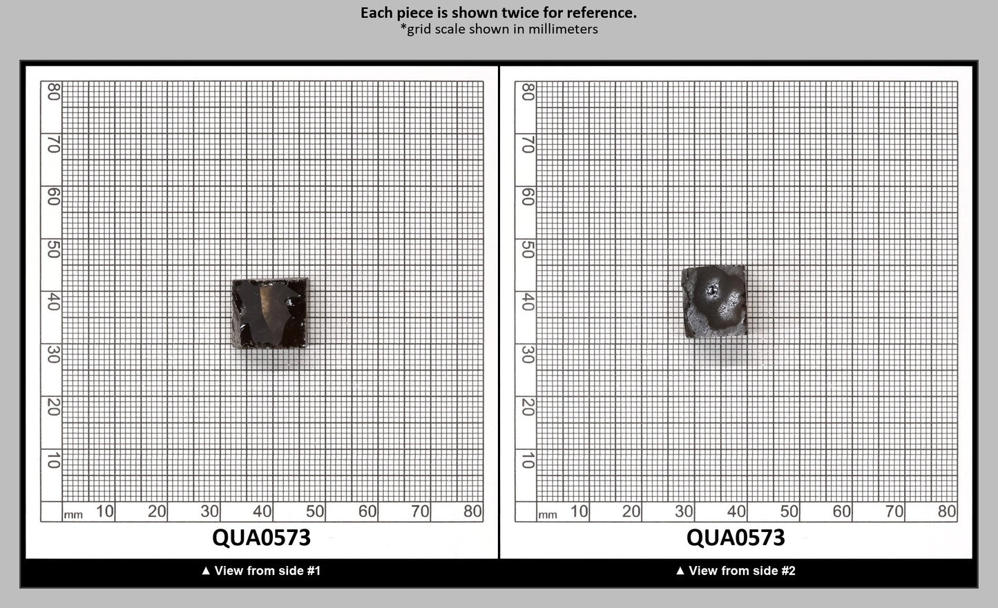 Light Smoky Hydrothermal Synthetic Quartz - Lab Created Faceting Rough : QUA0573
