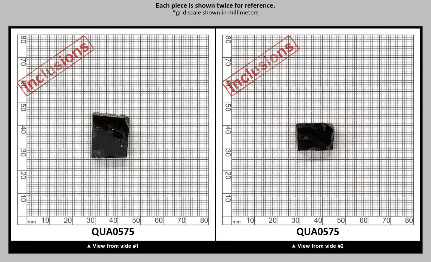 Light Smoky Hydrothermal Synthetic Quartz - Lab Created Faceting Rough : QUA0575