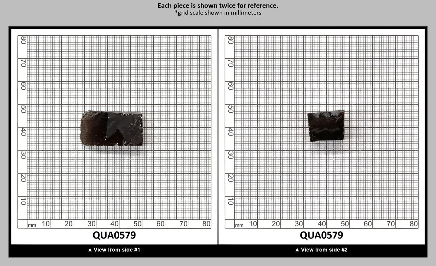 Light Smoky Hydrothermal Synthetic Quartz - Lab Created Faceting Rough : QUA0579