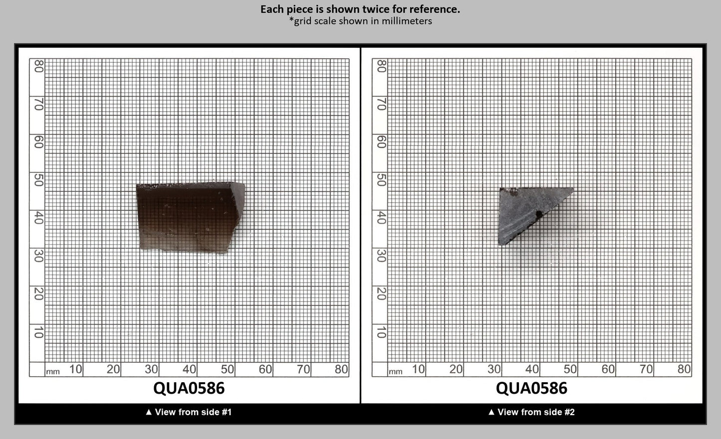 Light Smoky Hydrothermal Synthetic Quartz - Lab Created Faceting Rough : QUA0586