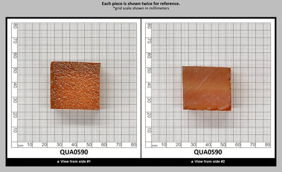 Light Citrine Hydrothermal Synthetic Quartz - Lab Created Faceting Rough : QUA0590