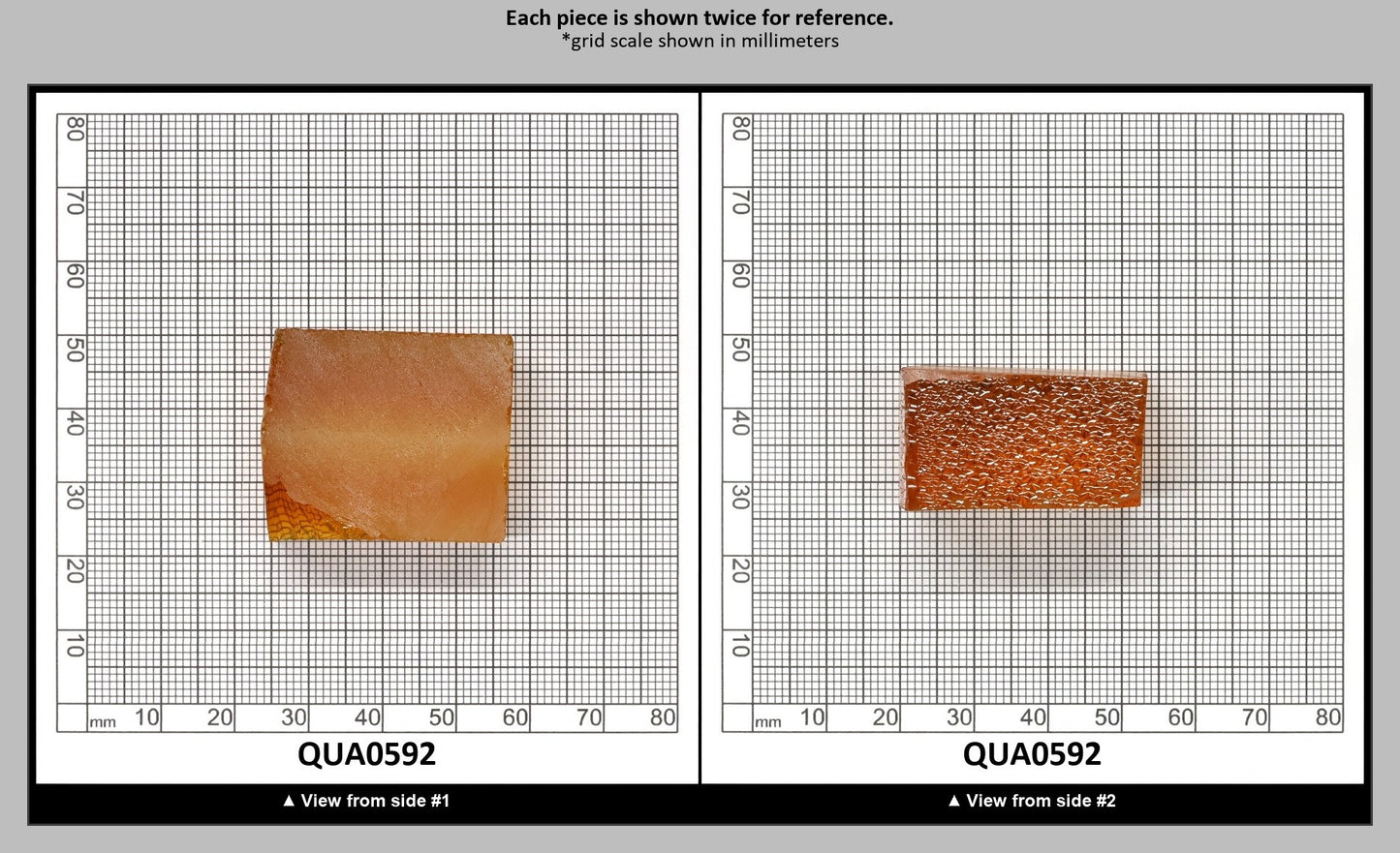 Light Citrine Hydrothermal Synthetic Quartz - Lab Created Faceting Rough : QUA0592